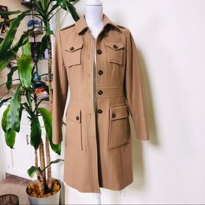 Banana Republic Tan Military Style Jacket